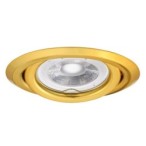Įmontuojamas šviestuvas ARGUS II CT-2115-G 15° IP20 Plienas Aukso