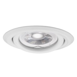 Įmontuojamas šviestuvas ARGUS II CT-2115-W 15° IP20 Plienas Balta