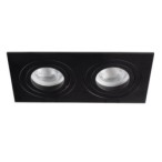 Įmontuojamas šviestuvas SEIDY CT-DTL250-B/M 2x30° IP20 Aliuminio lydinys Juoda matinė