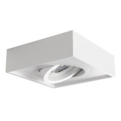 Įmontuojamas lempučių laikiklis GU10 MINI GORD DLP-50-W 30° IP20 Aliuminio lydinys Plienas Balta