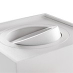 Įmontuojamas lempučių laikiklis GU10 MINI GORD DLP-50-W 30° IP20 Aliuminio lydinys Plienas Balta