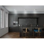 Įmontuojamas lempučių laikiklis GU10 MINI BORD DLP-50-W 30° IP20 Aliuminio lydinys Plienas Balta