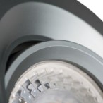Įmontuojamas lempučių laikiklis GU10 COLIE DTO-B 15° IP20 Aliuminio lydinys Juoda matinė