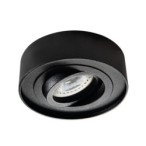 Įmontuojamas lempučių laikiklis GU10 MINI BORD DLP-50-B 30° IP20 Aliuminio lydinys Plienas Juoda