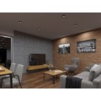 Įmontuojamas lempučių laikiklis GU10 MINI BORD DLP-50-B 30° IP20 Aliuminio lydinys Plienas Juoda