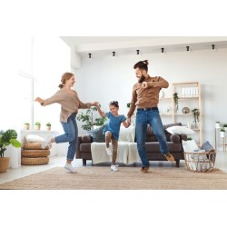 Įmontuojamas šviestuvas CHIRO GU10 DTO-B 90° IP20 Aliuminio lydinys Juoda