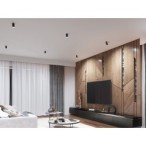 Įmontuojamas šviestuvas CHIRO GU10 DTO-B 90° IP20 Aliuminio lydinys Juoda