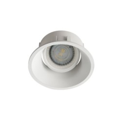Įmontuojamas lempučių laikiklis GU10 IVRI DTO-W 15° IP20 Aliuminio lydinys Balta