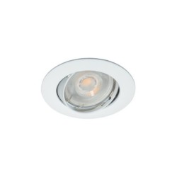 Įmontuojamas lempučių laikiklis GU10 VIDI CTC-5515-W 15° IP20 Aliuminio lydinys Balta