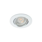 Įmontuojamas lempučių laikiklis GU10 VIDI CTC-5515-W 15° IP20 Aliuminio lydinys Balta