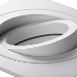 Įmontuojamas lempučių laikiklis GU10 SEIDY CT-DTL50-W/M 30° IP20 Aliuminio lydinys Matinė balta