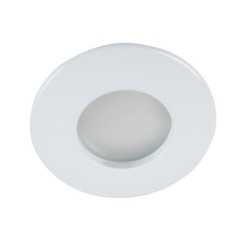 Įmontuojamas šviestuvas QULES AC O-W GU10 IP44/20 Aliuminio lydinys Balta