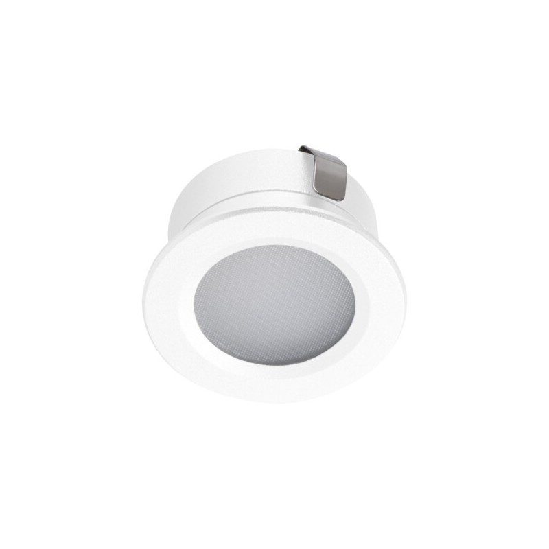 Įmontuojamas šviestuvas IMBER LED WW W 1W 12V DC 3000K 40lm IP65 Aliuminio lydinys Plastikas Balta