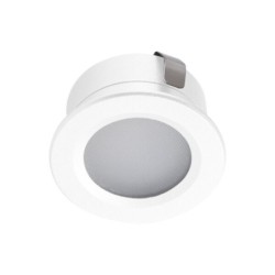 Įmontuojamas šviestuvas IMBER LED CW W 1W 12V DC 6500K 40lm IP65 Aliuminio lydinys Plastikas Balta