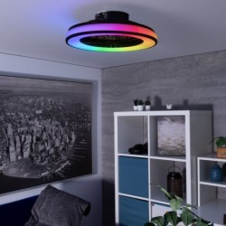 Lubinis šviestuvas PLAVE LED CCT+RGB 4 3000/4000/6500K IP20 Plastikas Juoda balta