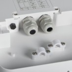 Lubinis šviestuvas BENO 12-1 CCT-L-SEW LED SMD 12x1 230V 3000/3500/4000K 80Ra IP65 (Šilta, neutrali, šalta balta) Polikarbonatas