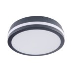Lubinis šviestuvas BENO 12-1 CCT-O-SEG LED SMD 12x1 230V 3000/3500/4000K 80Ra IP65 (Šilta, neutrali balta) Polikarbonatas Grafit