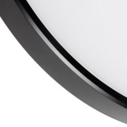 Lubinis šviestuvas S PLAFON CCTDIM B LED SMD 230V 3000/6500K 80Ra IP20 (Šilta, neutrali, šalta balta) Plastikas Juoda