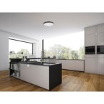 Lubinis šviestuvas S PLAFON CCTDIM B LED SMD 230V 3000/6500K 80Ra IP20 (Šilta, neutrali, šalta balta) Plastikas Juoda