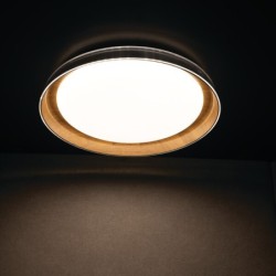 Lubinis šviestuvas NIFU LED17, NW W/BR LED SMD 17, 230V 4000K 80Ra IP20 (Neutrali balta) Plastikas Metalas Balta Bronzos