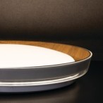 Lubinis šviestuvas NIFU LED17, NW W/BR LED SMD 17, 230V 4000K 80Ra IP20 (Neutrali balta) Plastikas Metalas Balta Bronzos