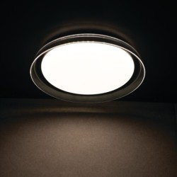 Lubinis šviestuvas NIFU LED17, NW W/B LED SMD 17, 230V 4000K 80Ra IP20 (Neutrali balta) Plastikas Metalas Balta Juoda