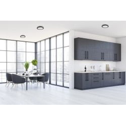 Lubinis šviestuvas BENO ECO 12W CCT O W LED SMD 230V 3000/4000/6500K 80Ra IP65 (Šilta, neutrali, šalta balta) PP Balta