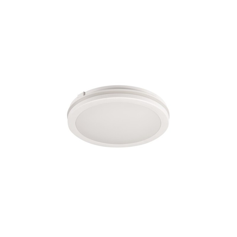 Lubinis šviestuvas BENO ECO CCT O W LED SMD 230V 3000/4000/6500K 80Ra IP65 (Šilta, neutrali, šalta balta) PP Balta