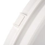 Lubinis šviestuvas BENO ECO CCT O W LED SMD 230V 3000/4000/6500K 80Ra IP65 (Šilta, neutrali, šalta balta) PP Balta