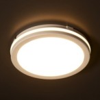 Lubinis šviestuvas BENO ECO 30W CCT O W LED SMD 230V 3000/4000/6500K 80Ra IP65 (Šilta, neutrali, šalta balta) PP Balta
