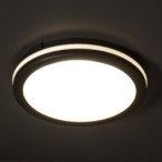 Lubinis šviestuvas BENO ECO 30W CCT O B LED SMD 230V 3000/4000/6500K 80Ra IP65 (Šilta, neutrali, šalta balta) PP Juoda