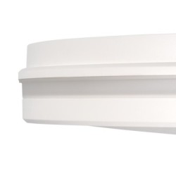 Lubinis šviestuvas BENO ECO 40W CCT O W LED SMD 230V 3000/4000/6500K 80Ra IP65 (Šilta, neutrali, šalta balta) PP Balta