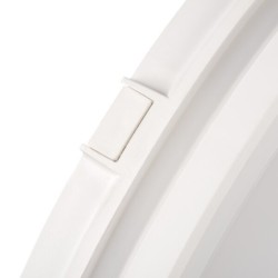 Lubinis šviestuvas BENO ECO 40W CCT O W LED SMD 230V 3000/4000/6500K 80Ra IP65 (Šilta, neutrali, šalta balta) PP Balta