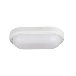 Lubinis šviestuvas TOLU C LED 6W NW W SMD 230V 4000K 80Ra IP54 (Neutrali balta) Plastikas Balta