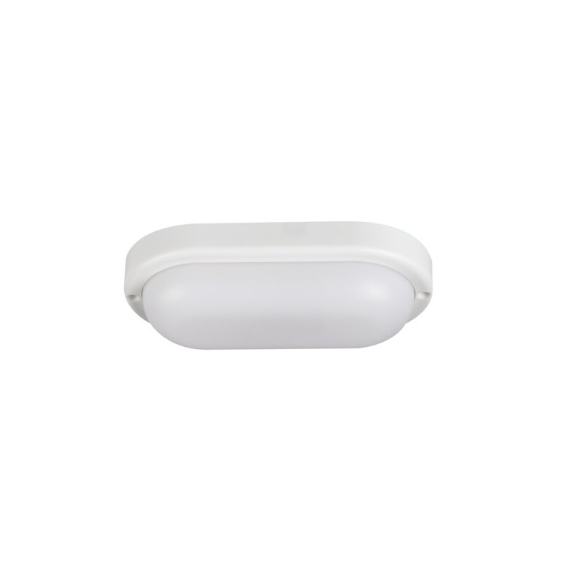 Lubinis šviestuvas TOLU C LED 6W NW W SMD 230V 4000K 80Ra IP54 (Neutrali balta) Plastikas Balta