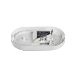 Lubinis šviestuvas TOLU C LED 6W NW W SMD 230V 4000K 80Ra IP54 (Neutrali balta) Plastikas Balta