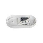 Lubinis šviestuvas TOLU C LED 6W NW W SMD 230V 4000K 80Ra IP54 (Neutrali balta) Plastikas Balta