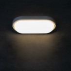 Lubinis šviestuvas TOLU C LED 6W NW W SMD 230V 4000K 80Ra IP54 (Neutrali balta) Plastikas Balta