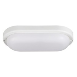 Lubinis šviestuvas TOLU C LED 12W NW W SMD 230V 4000K 80Ra IP54 (Neutrali balta) Plastikas Balta