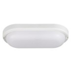 Lubinis šviestuvas TOLU C LED 12W NW W SMD 230V 4000K 80Ra IP54 (Neutrali balta) Plastikas Balta
