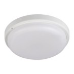 Lubinis šviestuvas TOLU O LED 1 NW W SMD 230V 4000K 80Ra IP54 (Neutrali balta) Plastikas Balta