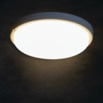 Lubinis šviestuvas TOLU O LED 1 NW W SMD 230V 4000K 80Ra IP54 (Neutrali balta) Plastikas Balta