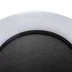 Lubinis šviestuvas TURA LED 24W NW O-B SMD 230V 4000K 80Ra IP65 (Neutrali balta) Plastikas Juoda