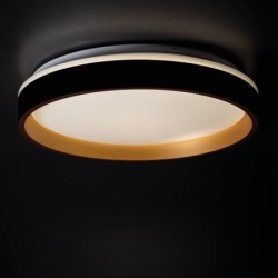 Lubinis šviestuvas SOLN LED 17,5W NW B/G SMD 17,5W 230V 4000K 80Ra IP20 (Neutrali balta) Plastikas Metalas Juoda Aukso
