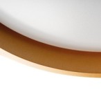 Lubinis šviestuvas SOLN LED 17,5W NW B/G SMD 17,5W 230V 4000K 80Ra IP20 (Neutrali balta) Plastikas Metalas Juoda Aukso