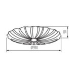 Lubinis šviestuvas BONSA LED 17,5W NW SMD 17,5W 230V 4000K 80Ra IP20 (Neutrali balta) Plastikas Metalas Balta