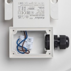 Lubinis šviestuvas IPER LED 19W NW L SMD 230V 4000K 80Ra IP65 (Neutrali balta) Plastikas Balta