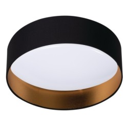 Lubinis šviestuvas RIFA LED 17,5W WW B/G SMD 17,5W 230V 3000K 80Ra IP20 (Šilta balta) Plastikas Metalas Juoda Aukso