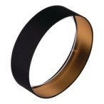 Lubinis šviestuvas RIFA LED 17,5W WW B/G SMD 17,5W 230V 3000K 80Ra IP20 (Šilta balta) Plastikas Metalas Juoda Aukso