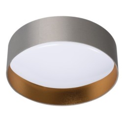 Lubinis šviestuvas RIFA LED17,5W NW GR/G LED SMD 17,5W 230V 4000K 80Ra IP20 (Neutrali balta) Plastikas Metalas Pilka Aukso